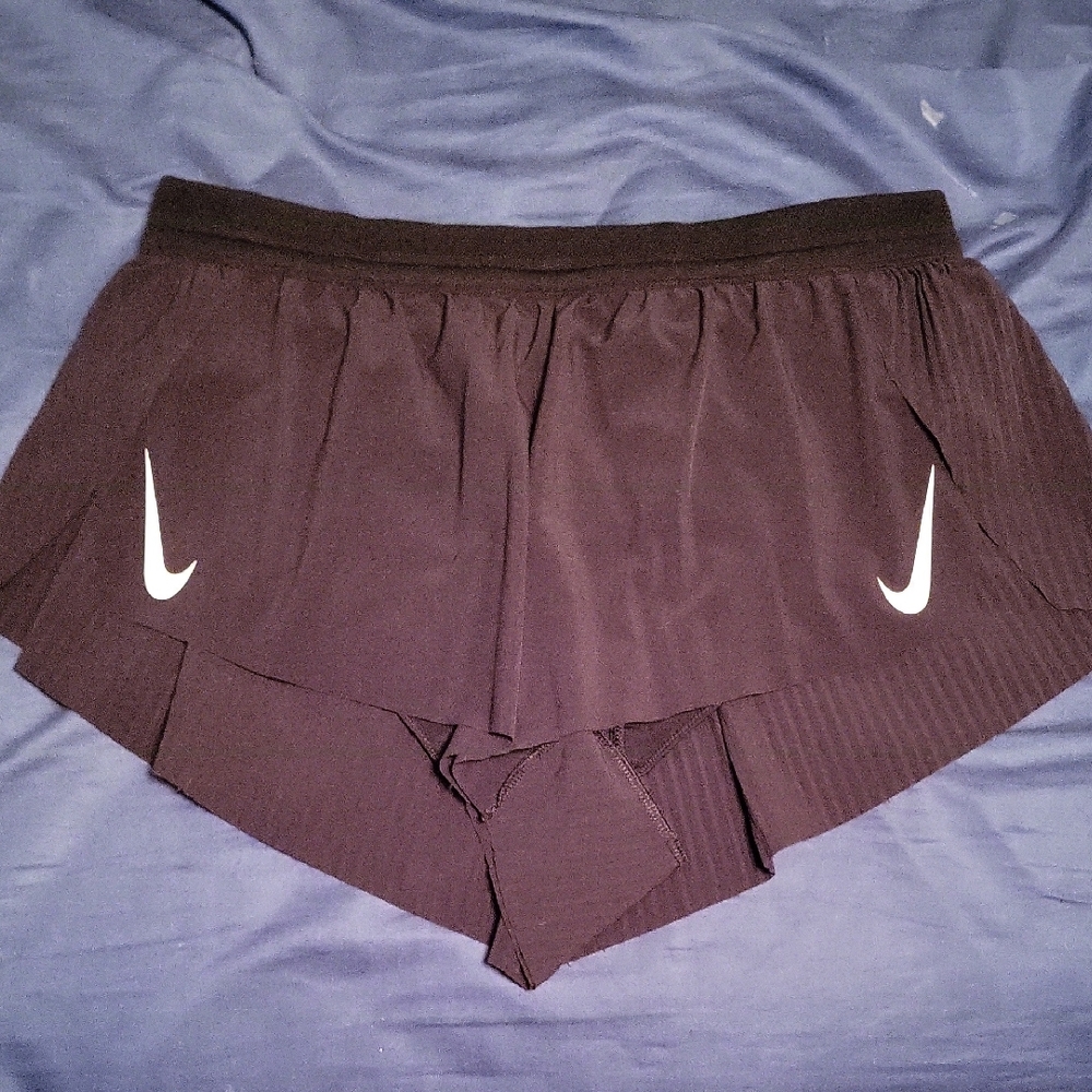 Nike AeroSwift Dri-FIT ADV 3" Running Shorts. Women's L. Black.